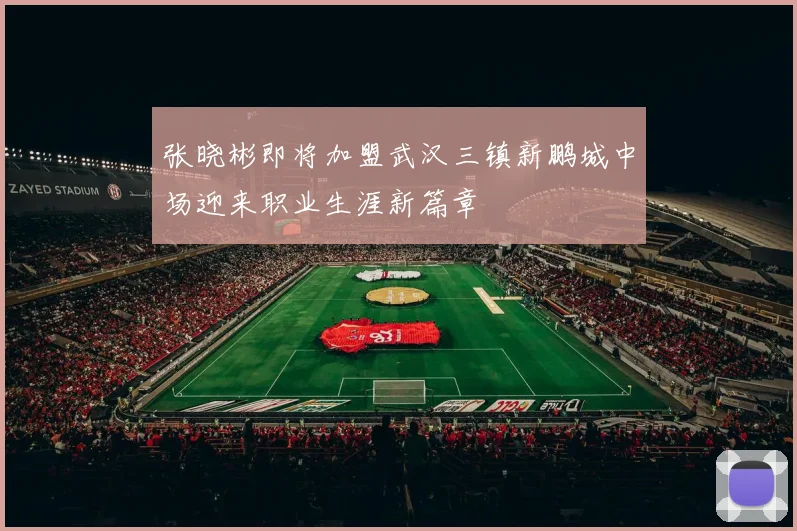 张晓彬即将加盟武汉三镇新鹏城中场迎来职业生涯新篇章