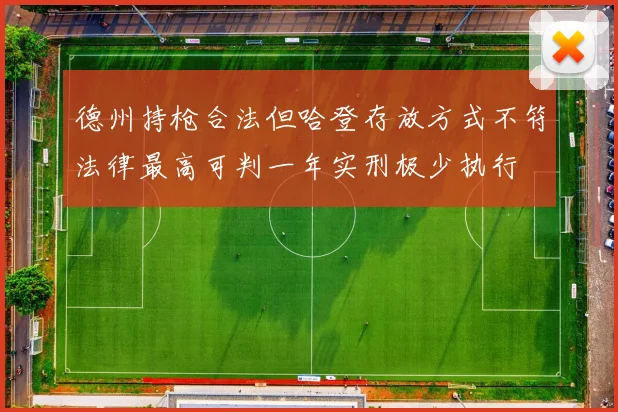 德州持枪合法但哈登存放方式不符法律最高可判一年实刑极少执行